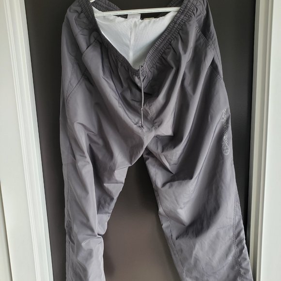 Champion Large Jacket and XXL Pants Grey & Orange Matching Track Suit - Picture 6 of 10